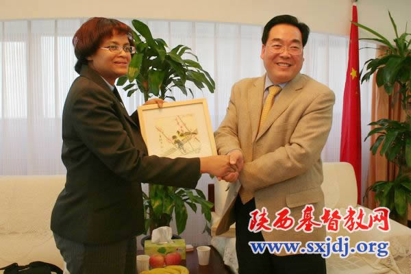 陕西省基督教两会接待美国联合基督会一行四人