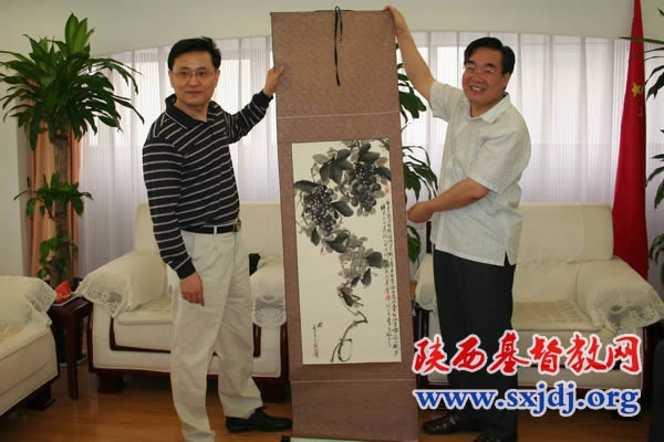 韩国上道中央教会朴逢洙牧师一行访问陕西教会