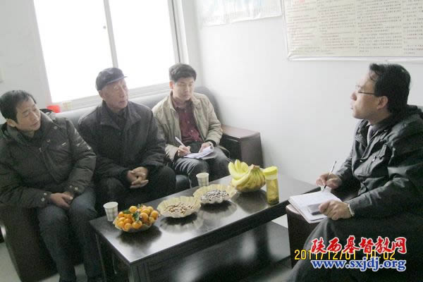 蒲城县统战部贾德旺部长来县基督教两会调研