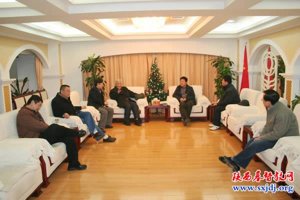 省宗教局领导来我会圣诞节慰问