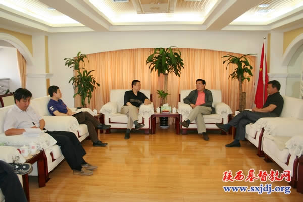 省基督教两会接待山东省维坊市基督教两会同工