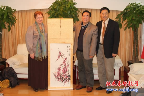 美国联合基督会妇女团到访陕西省基督教两会(图2)