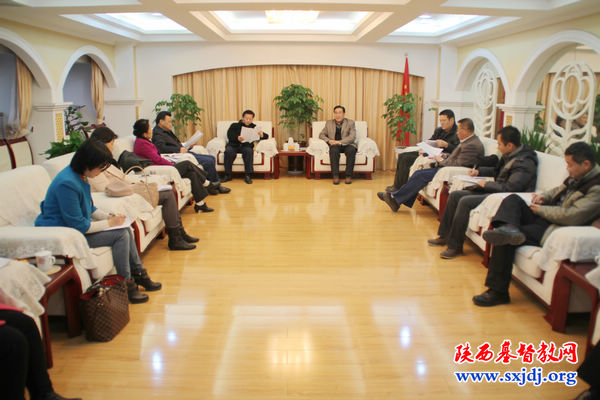 省人大民宗侨外委主任董宪民走访省基督教两会