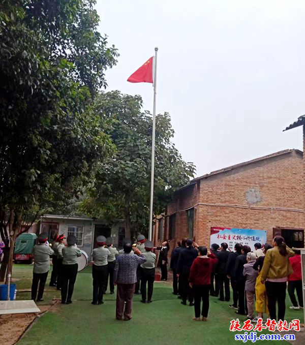 西咸新区基督教各堂点举行升国旗仪式