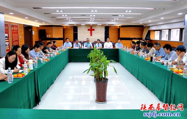 省基督教两会接待湖北省襄阳市基督教两会一行
