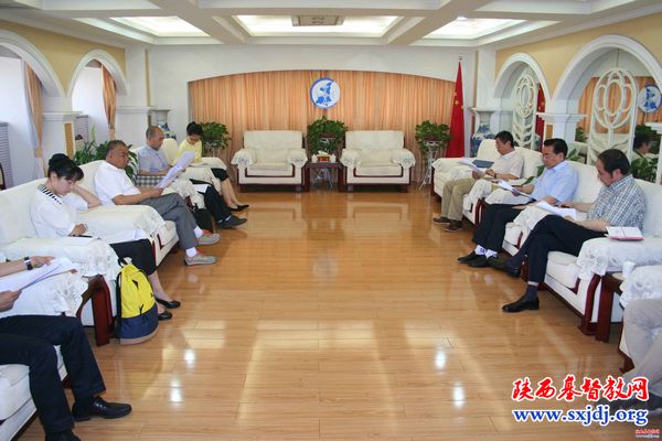 省基督教两会接待全国基督教两会调研组一行(图1)