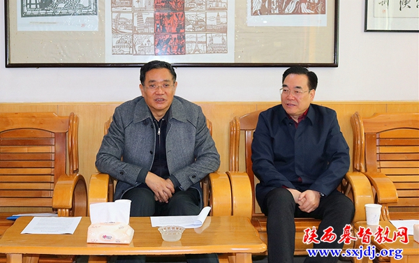 省民宗委主任王爱民到陕西圣经学校调研