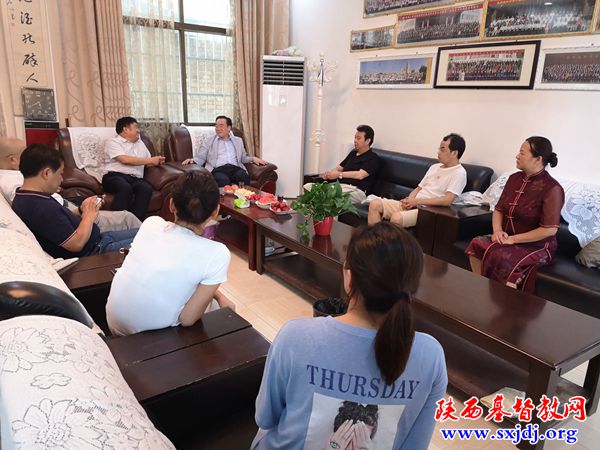 省基督教两会王俊牧师一行赴 泾阳县基督教两会走访调研