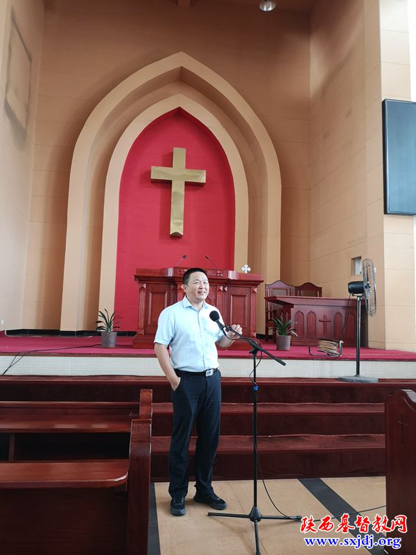 基督教全国两会单渭祥牧师走访省基督教两会、陕西圣经学校(图7)