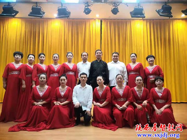 三原县基督教会积极参加三原县庆祝中国共产党成立100周年合唱大赛(图3)