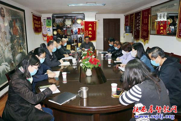 省基督教两会组织驻会同工开展“全民国家安全教育日”普法活动